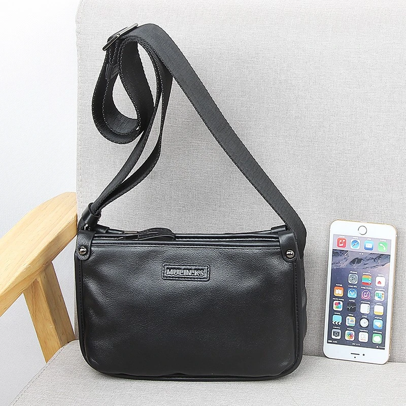 新款真皮迷你男包小包包休闲时尚单肩包男士斜挎包横款牛皮小挎包