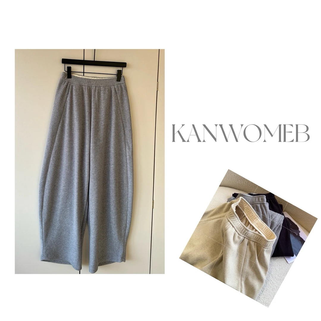 【媚儿推荐】舒适加绒弯刀裤显瘦