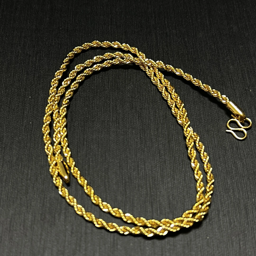 【沐芊悦之乐】新款麻花项链KJ046