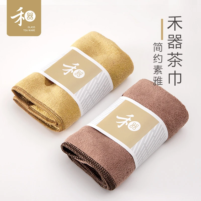 禾器超柔茶巾布垫棉茶巾茶布吸水养壶巾茶具加厚抹布茶具茶道养壶