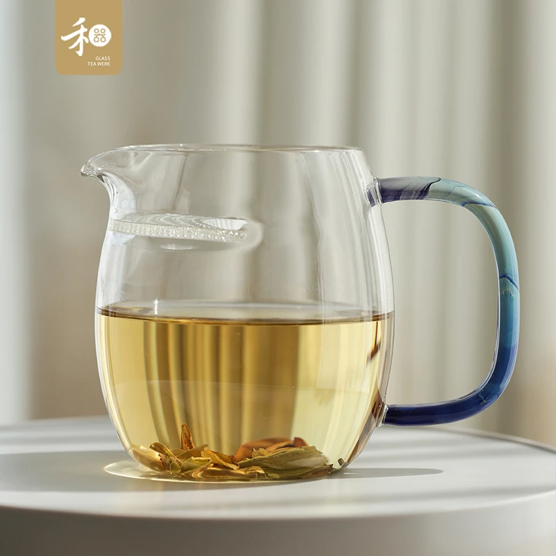 禾器【澄然煮茶器凤玉】大容量公道杯月牙过滤茶壶茶海分茶器