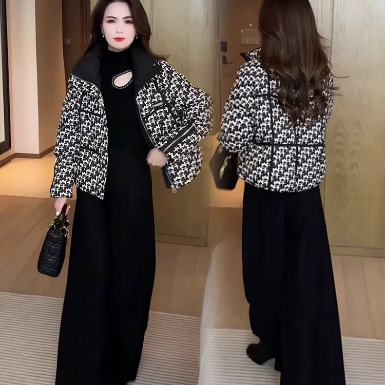 短款冬装羽绒棉服外套2024年新款时尚女装显瘦棉服洋气质百搭棉袄