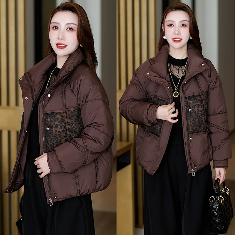 气质减龄棉服女士加棉加厚2024冬季新款欧货时髦短款小棉袄