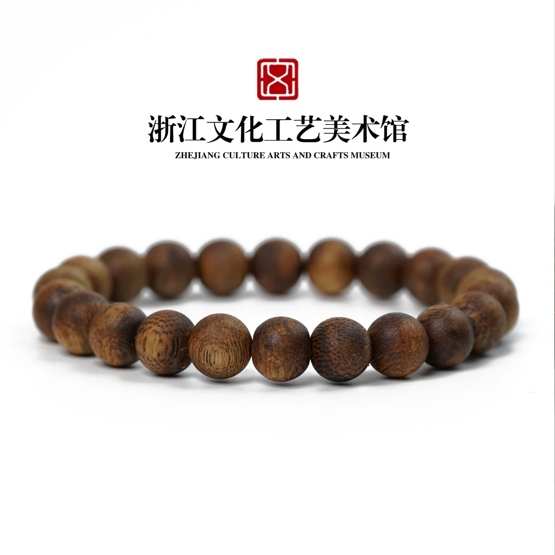 沉香海南莺歌绿奇楠手串（可选择尺寸）