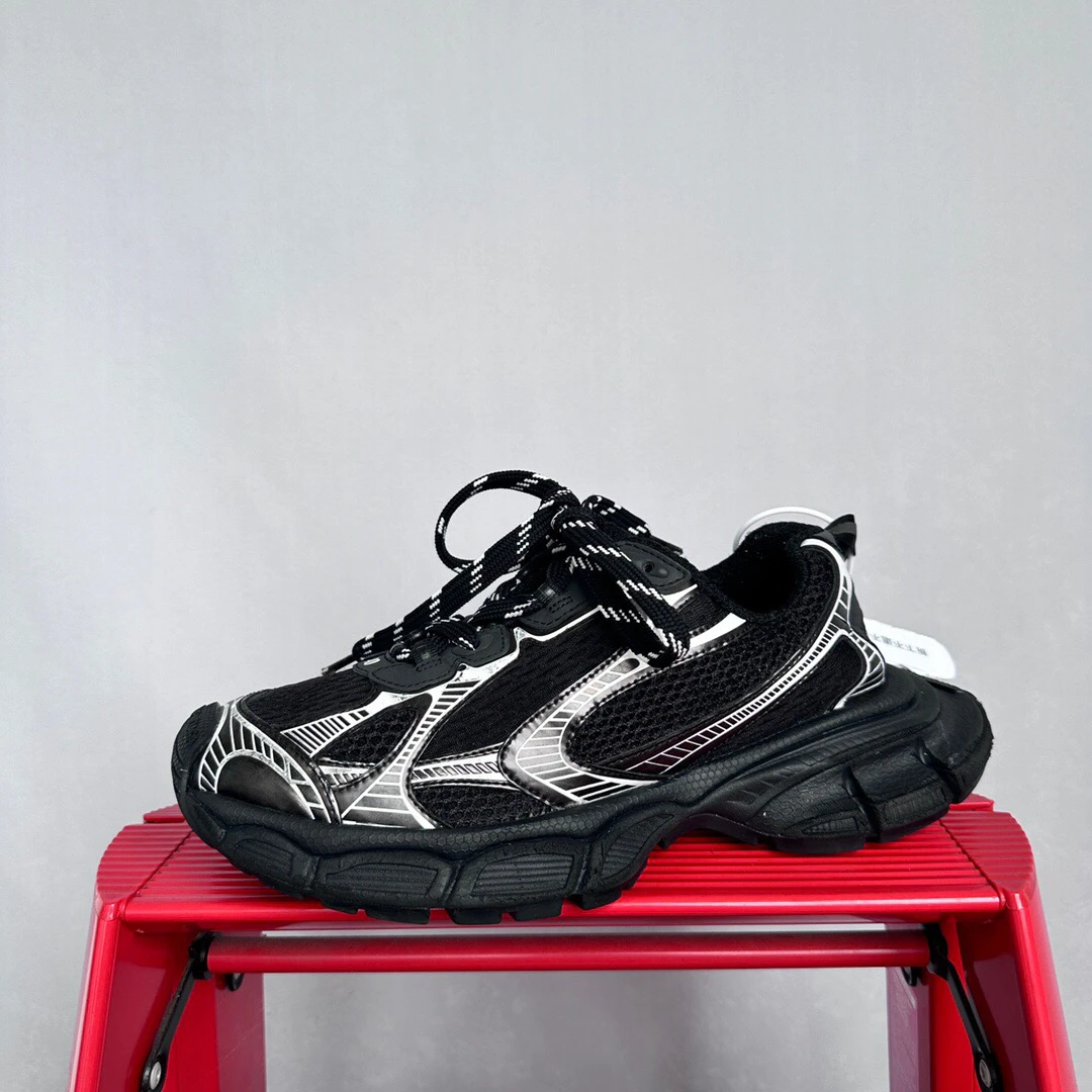 巴黎世家balenciaga 3xl黑银40码  QQ0250休闲鞋