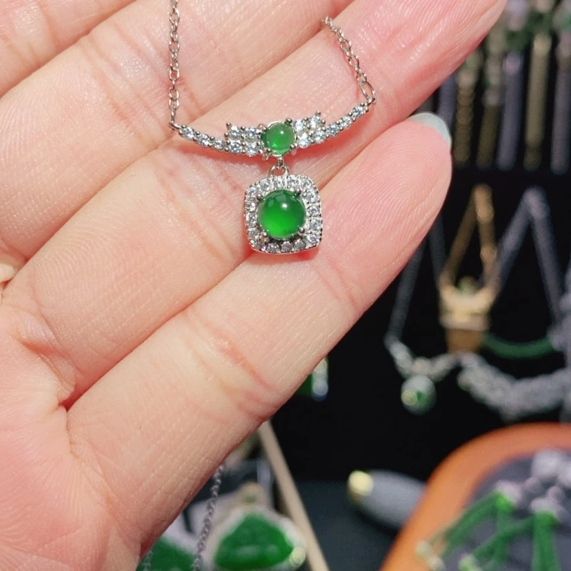 【闪购商品】翡翠颈饰银S925镶嵌X