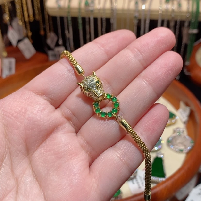 【闪购商品】翡翠颈饰银S925镶嵌22017