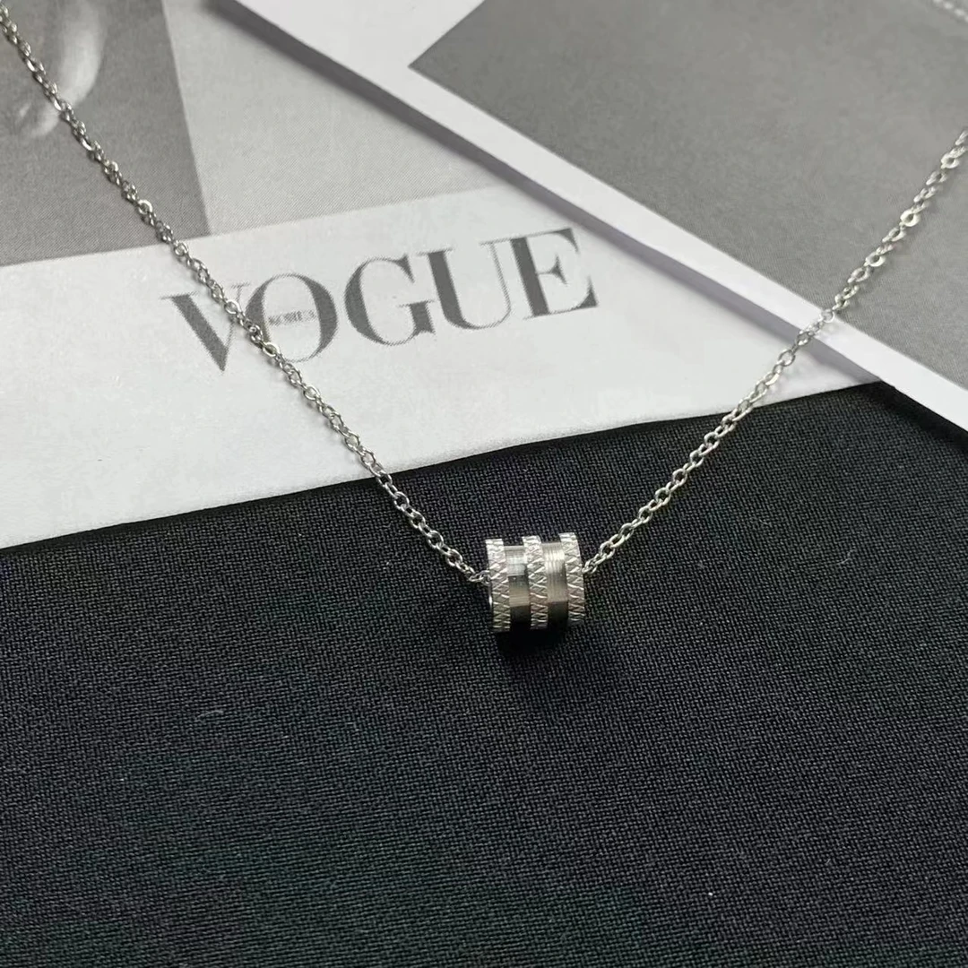 钛钢项链 GP165 气质时尚百搭小蛮腰项链（链长约40+5cm延长链）