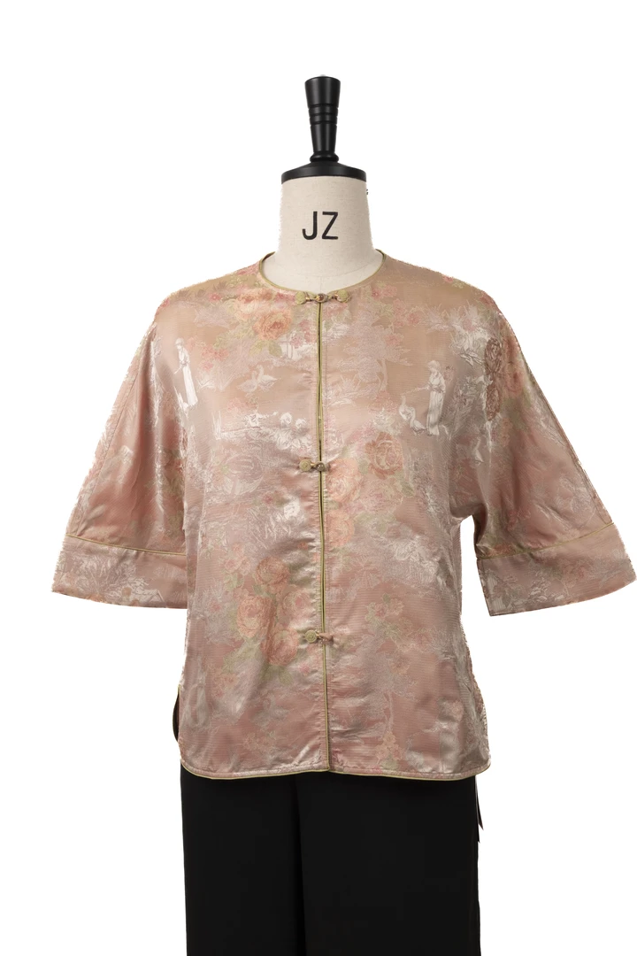 【桑蚕丝清货】新中式国风桑蚕丝异色罗外套