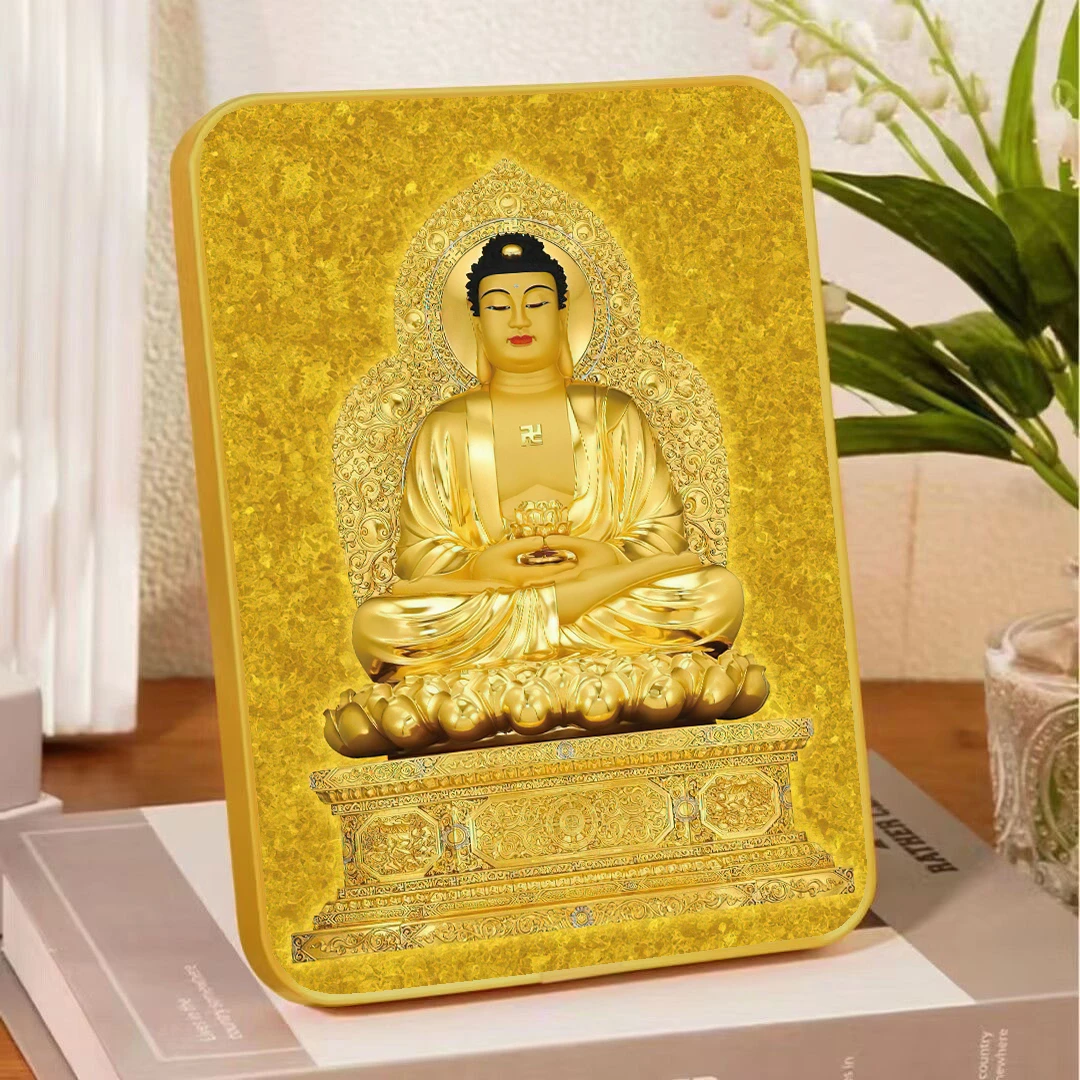 结缘高清佛祖释尊释迦牟尼佛摩牟佛如来佛画像佛像挂画框摆件摆台