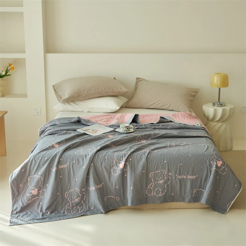 八层纱布毛巾被全棉毛巾毯纯棉盖毯午休空调被小盖毯棉纱被子毯子