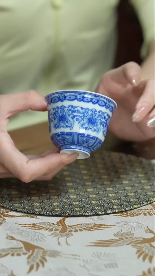 【闪购商品】杯看山柴窑 如意杯