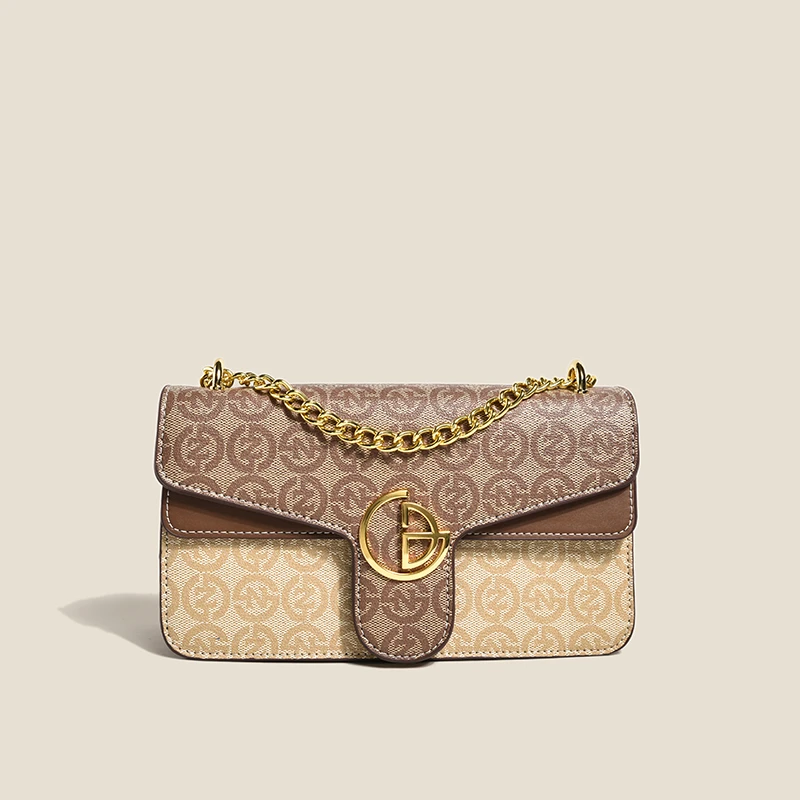 今年流行的小包包女2024新款百搭小方包时尚网红单肩斜挎包1042XH