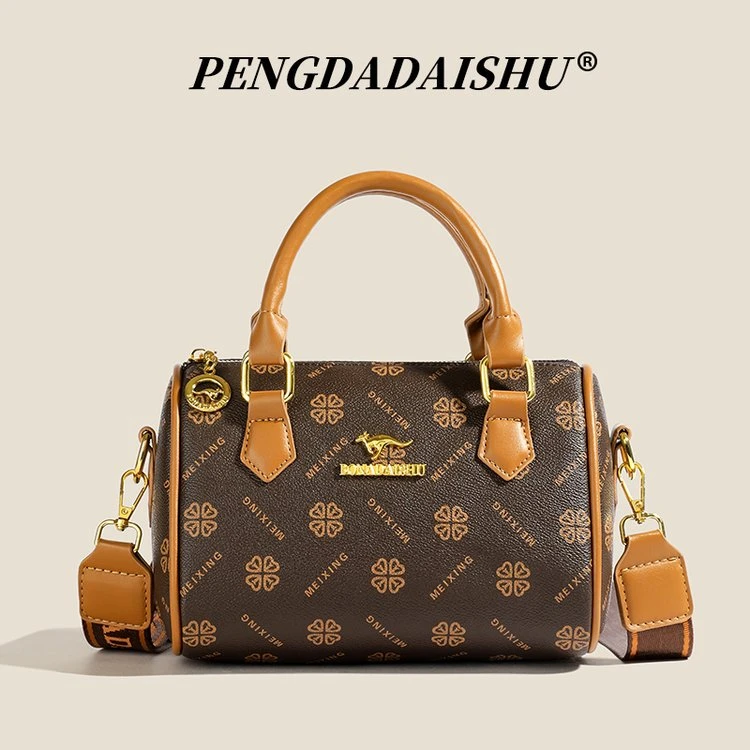 【长23宽11高15】枕头包简约时尚单肩斜挎手提包8813咖色