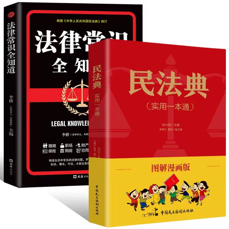 民法典漫画版年法律常识一本全民法典及司法解释实用版律师法制