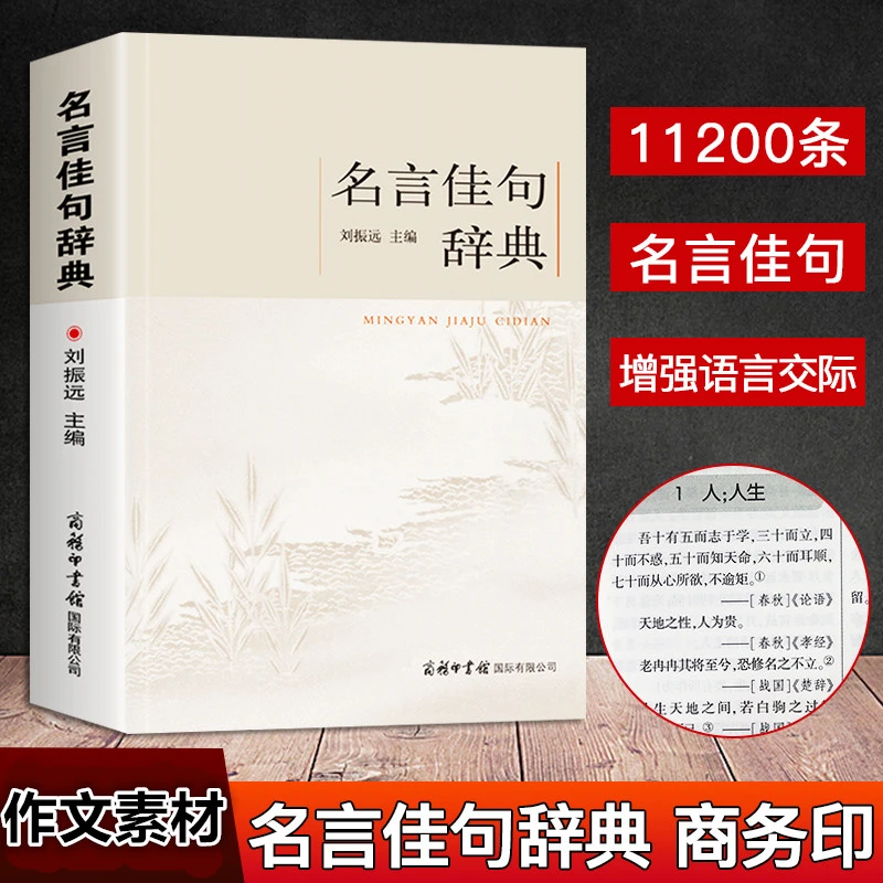 名言佳句辞典格言警句中华名言警句精粹励志名言中学作文素材书