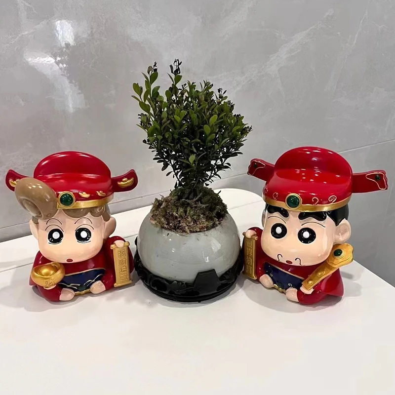 财神蜡笔小新 财神小葵 大号摆件公仔