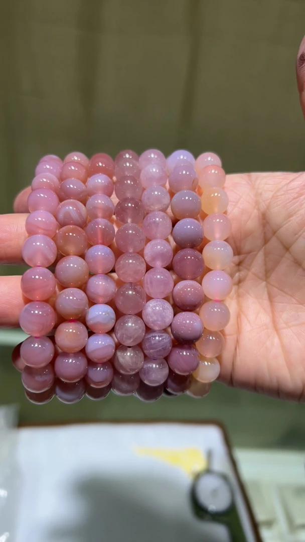 天然非红玛瑙手串一条多样性发货9-10毫米