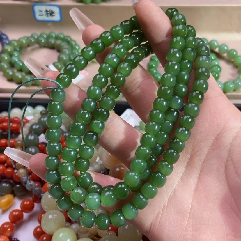 【闪购商品】和田玉（碧玉）手链未镶嵌C****E