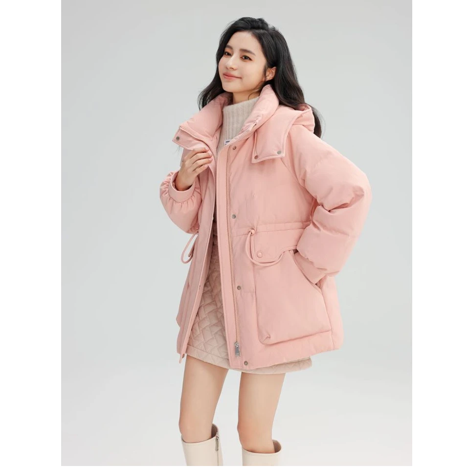 【小个子款】冬季潮流时尚羽绒服舒适保暖设计师新品YE4B614143J