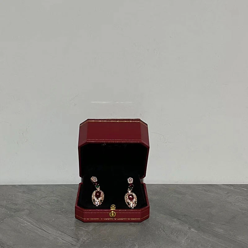 合金耳饰 【香港帝豪88123】8欧美高端2024女神时尚百搭款耳钉