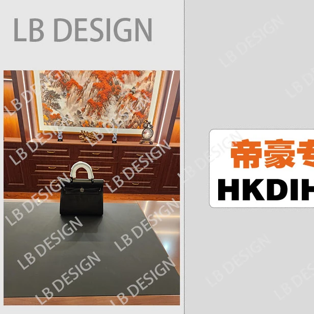 LB DESIGN【香港帝豪816-1227黑】新欧美高端2024女神百搭款单肩包