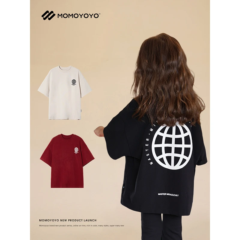 新年款【地球】亲子印花T恤 5635D