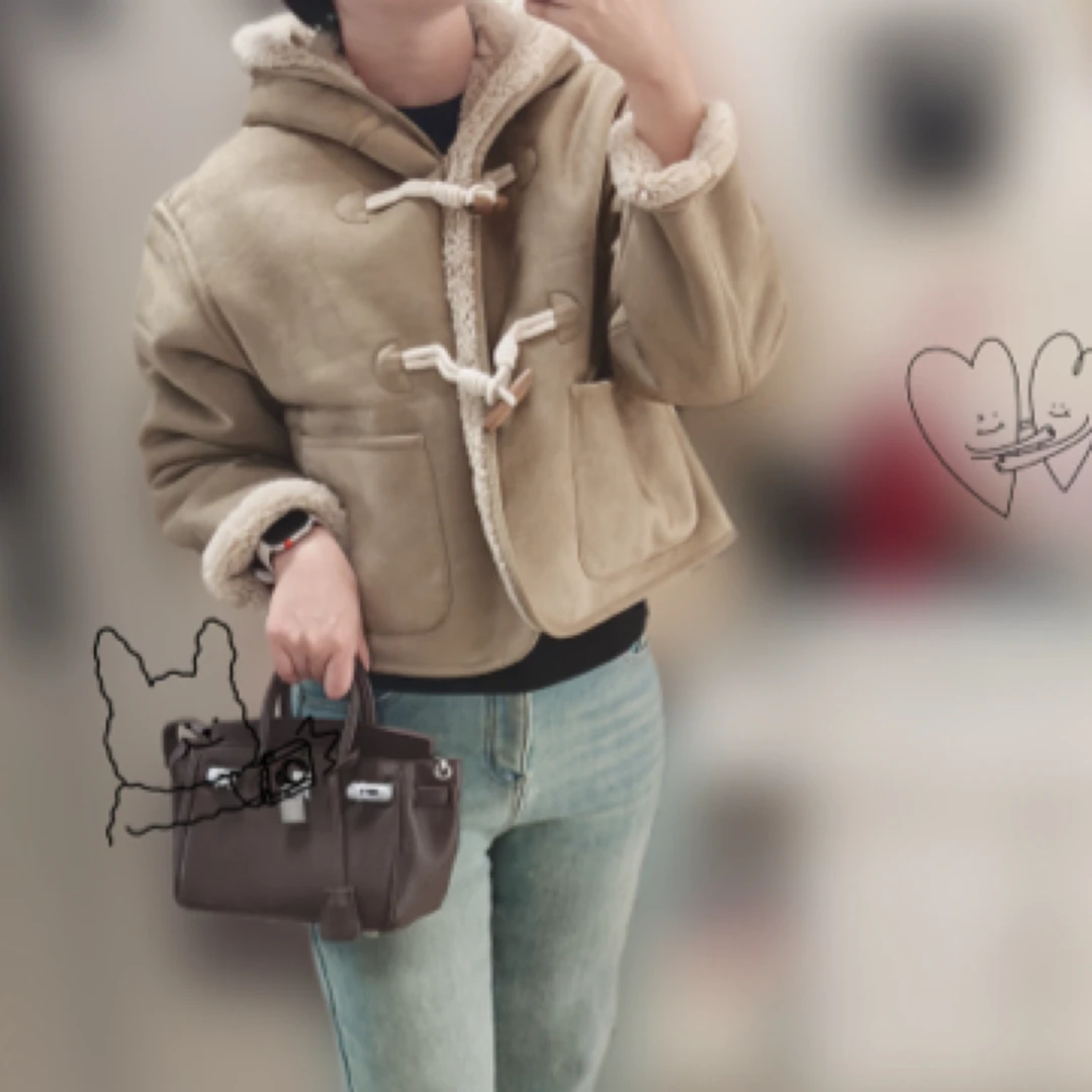 [邱邱衣舍]2024时尚休闲百搭外套短款