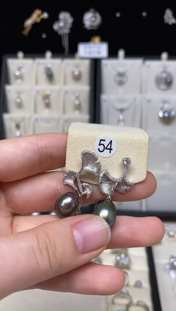 【闪购商品】海水珍珠耳饰银S925镶嵌定制款不退换