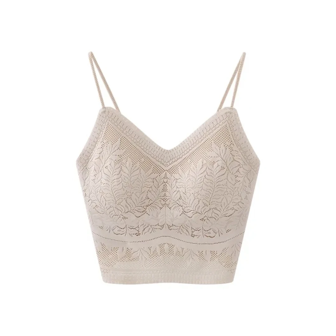 【一分莉】女士吊带背心纯色内搭外穿夏季性感百搭裹胸薄款免穿内衣