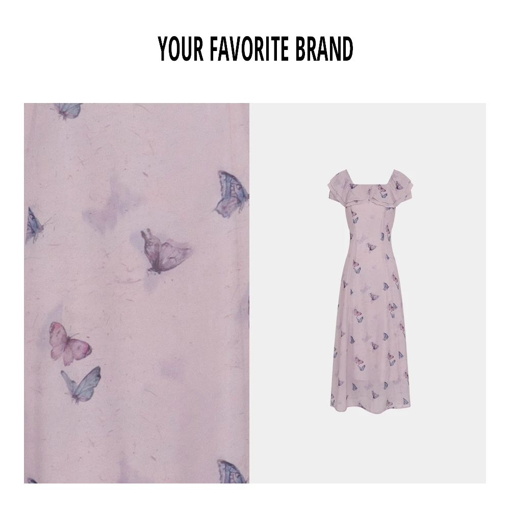 清仓专属【琉璃蝶梦】长款连衣裙显瘦气质夏季连衣裙 BS2D245156