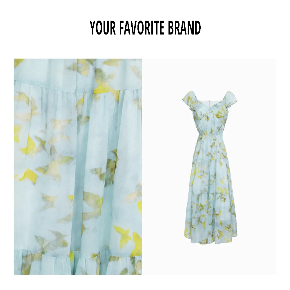 【海盐芝士】连衣裙气质夏季收腰时尚小众连衣裙B2D243225