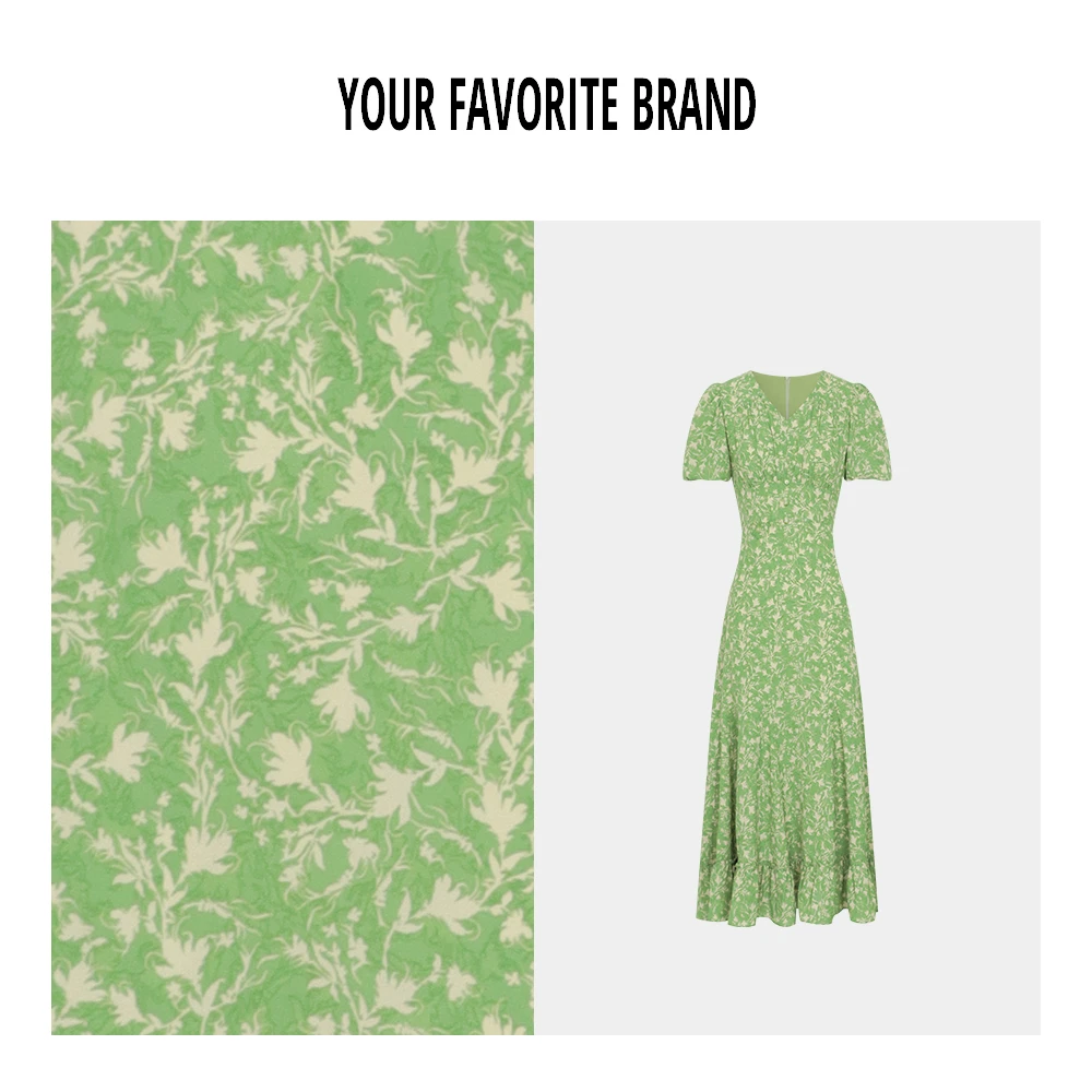 清仓专属【绿野仙踪】长款连衣裙气质显瘦收腰连衣裙 BS2D245154