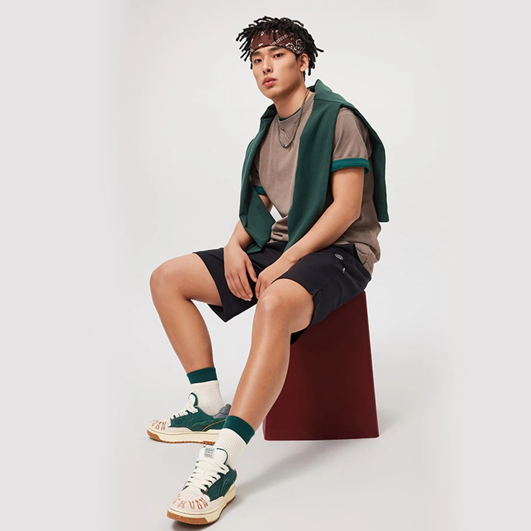 【2024新品】李宁反伍BADFIVE男子冰感舒适短卫裤AKSU441