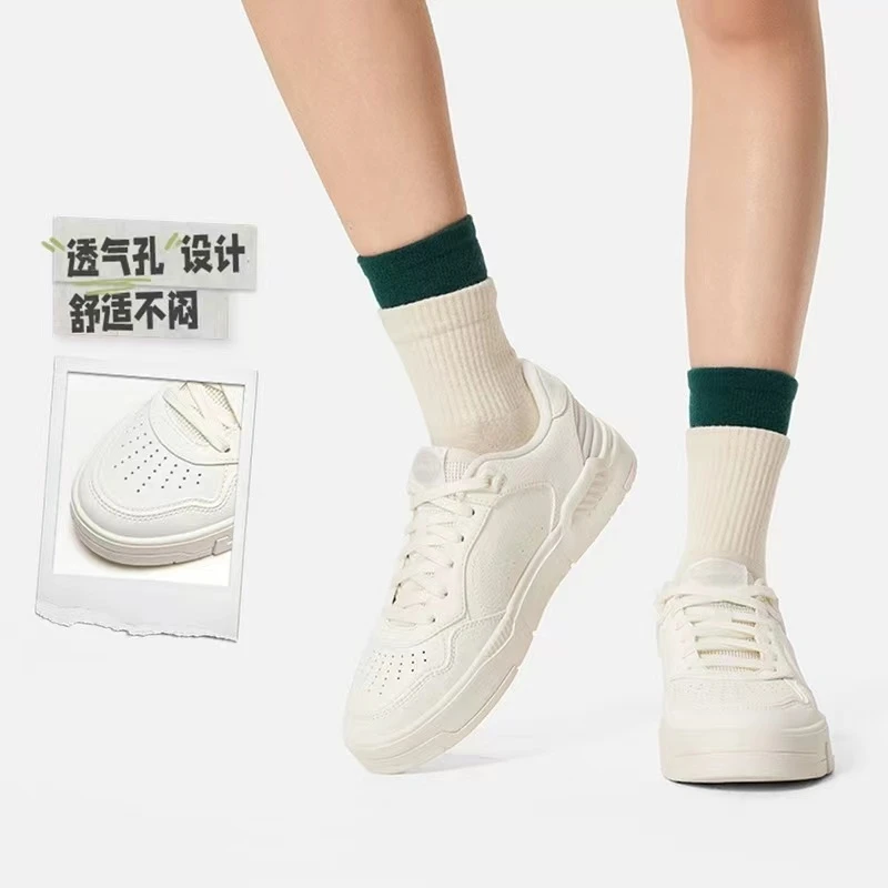 【秋季新品】李宁COMMON80s男女同款软弹透气经典休闲鞋AGCU087