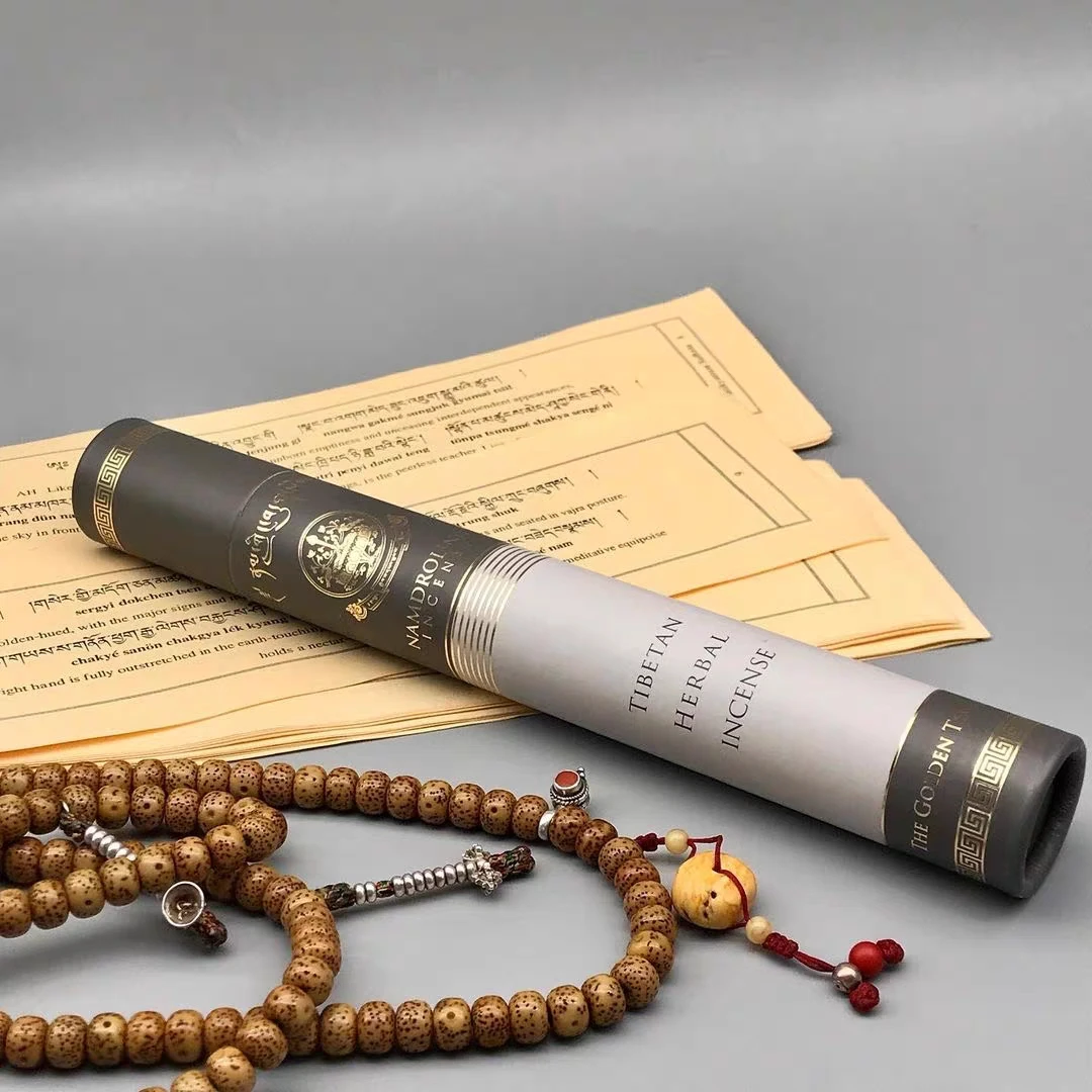 印度进口南卓林Nadrodling传统草药藏香手工制作线香卧香熏香