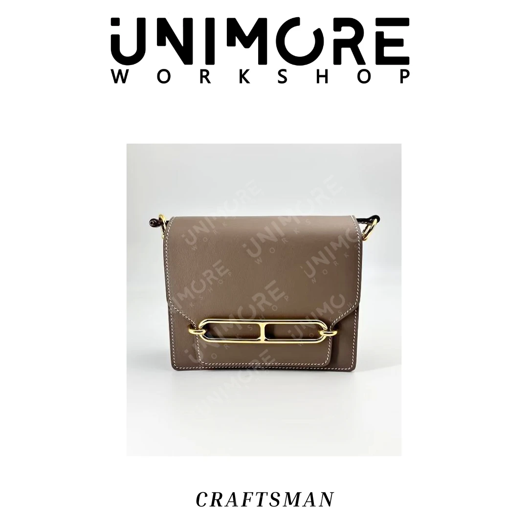 卷毛定制【猪鼻子】swfit头层牛皮 全手工 蜡线 翻盖开合 单肩包