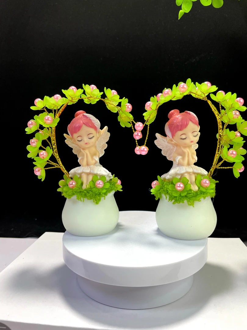 有文精选 花好月圆  盆栽 手工DIY制作