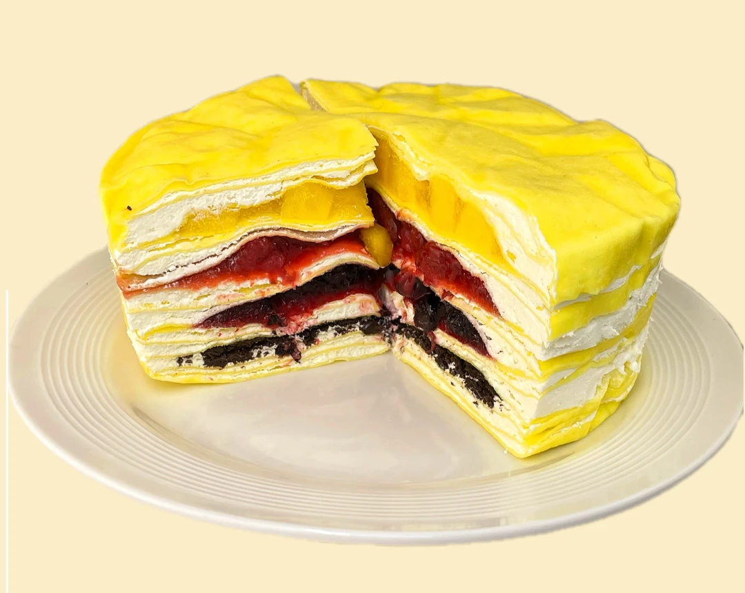 【坏单包赔】蛋糕包邮6英寸彩虹千层蛋糕