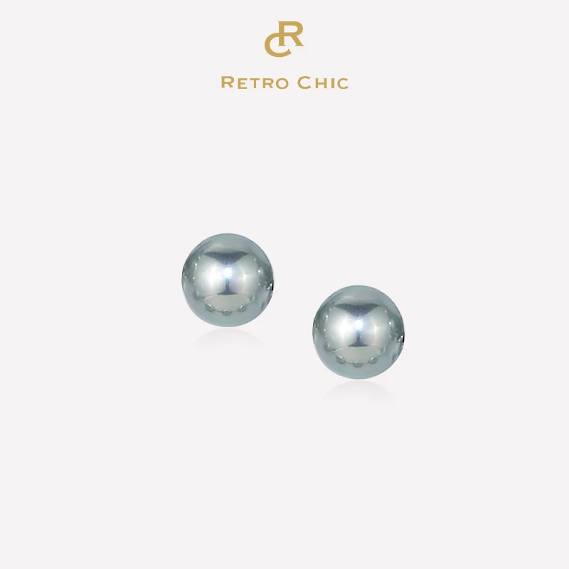 合金耳饰 RC RETRO CHIC意大利创意饰品 真多麻/白色花豹耳钉