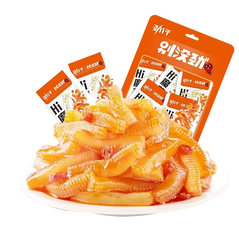 劲仔魔芋爽装独立包装素毛肚散装魔芋丝香辣休闲即食零食批发开胃