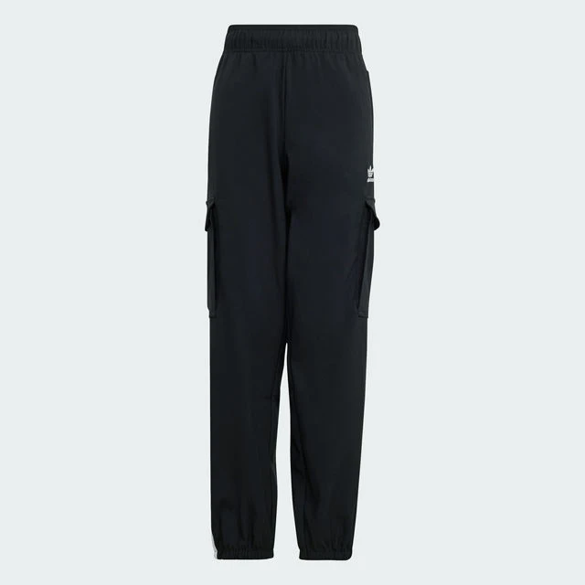 adidas阿迪达斯儿童三叶草工装风舒适透气宽松休闲运动长裤IY7506