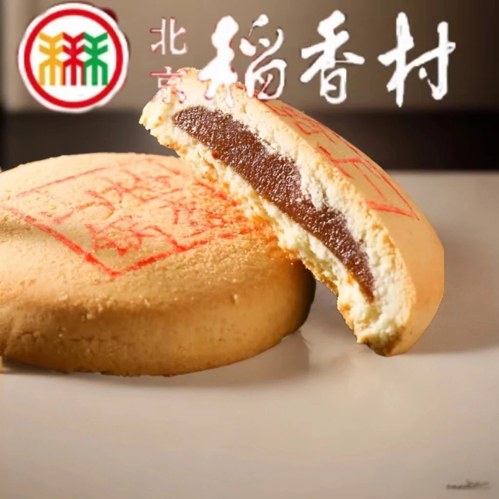 北京三禾稻香村山楂锅盔酸甜山楂馅儿糕点心解馋小零食休闲下午茶