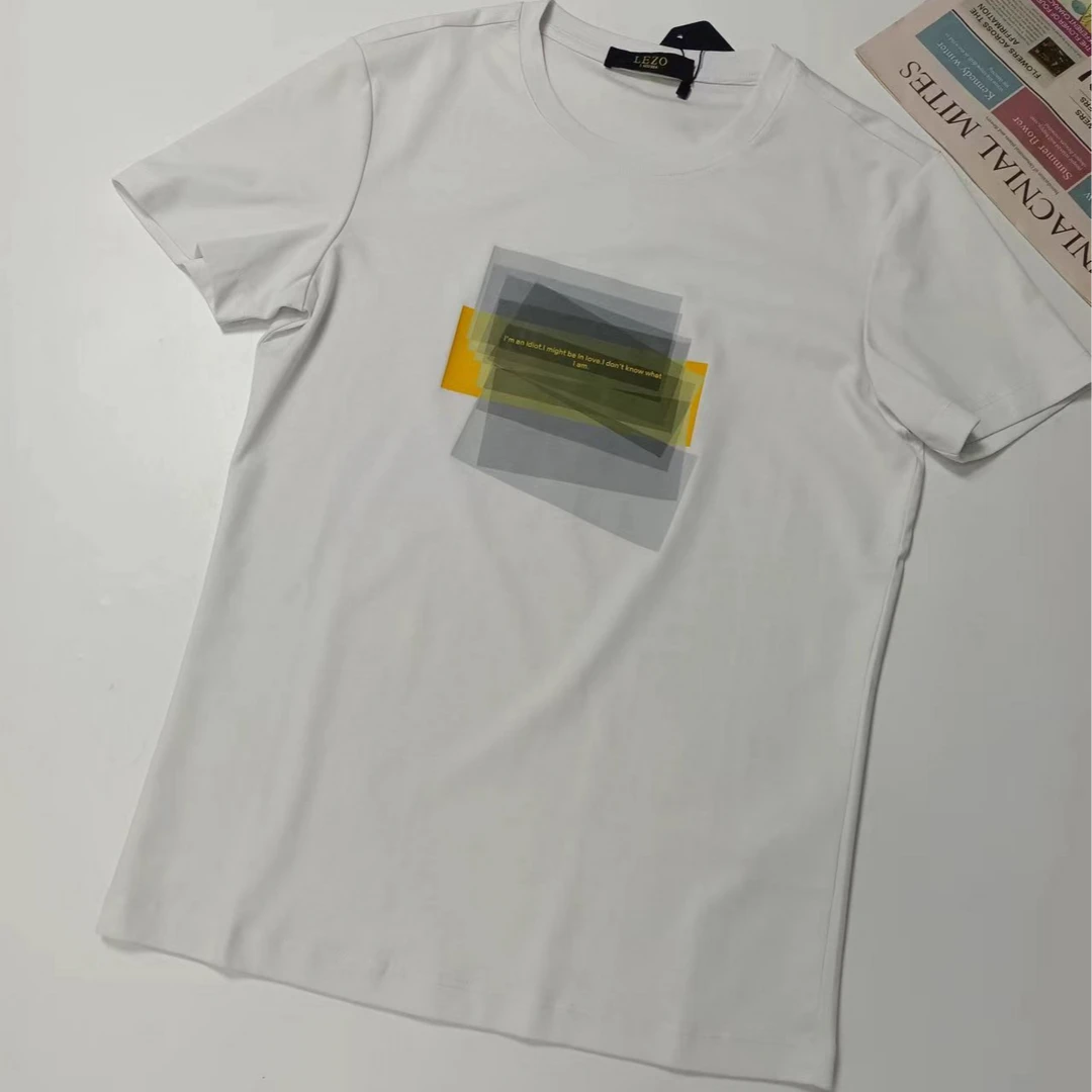 夏季新款亲肤透气T恤印花潮流短袖1219（B16-2）