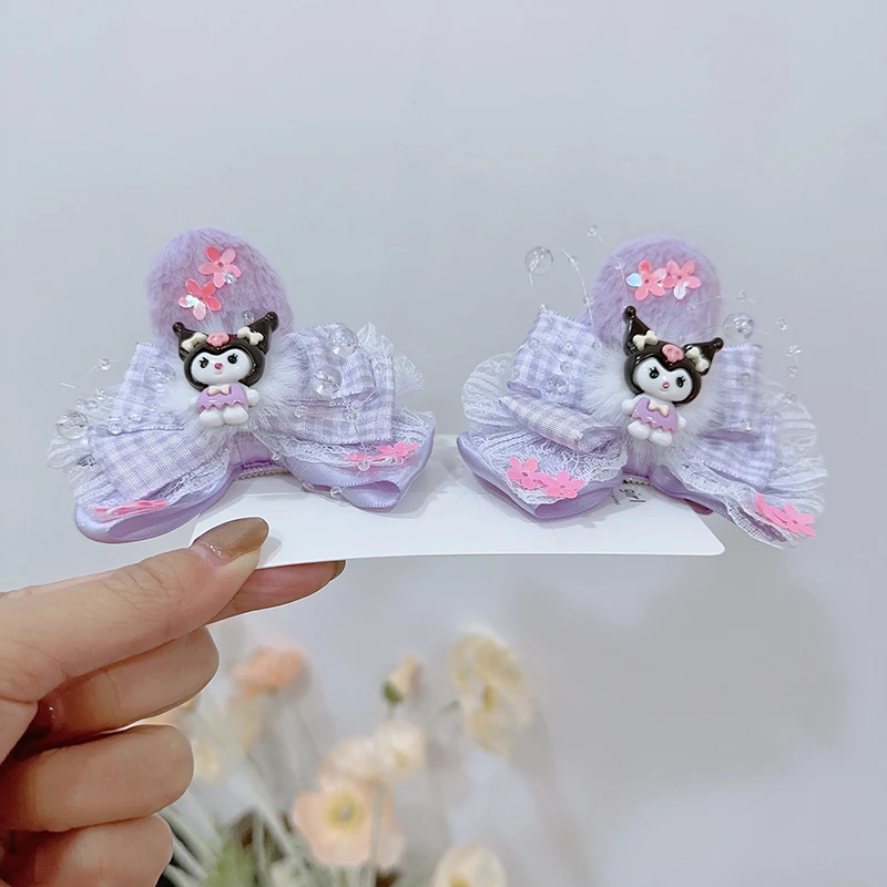 RC55 新款女童发饰卡通库洛米糖果发夹可爱公主BB夹碎发卡子不伤