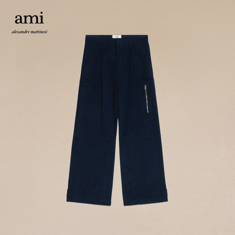 AMIPARIS男士设计师休闲百搭款棉质工装裤HTR301.CO0052