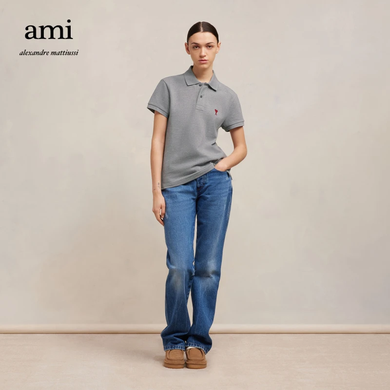 AMIPARIS经典男女同款刺绣POLO衫短袖T恤UPL001.760