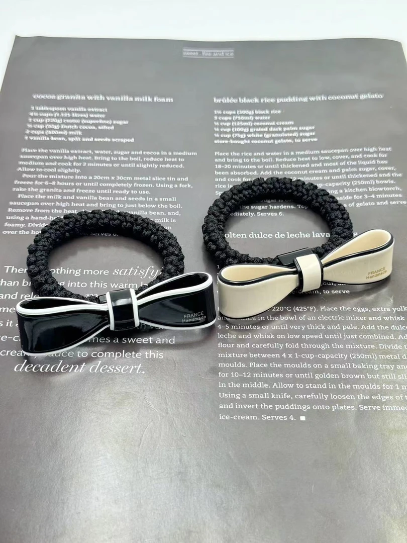 317韩国醋酸秋冬款发绳气质时尚百搭法式小众简约ins韩版