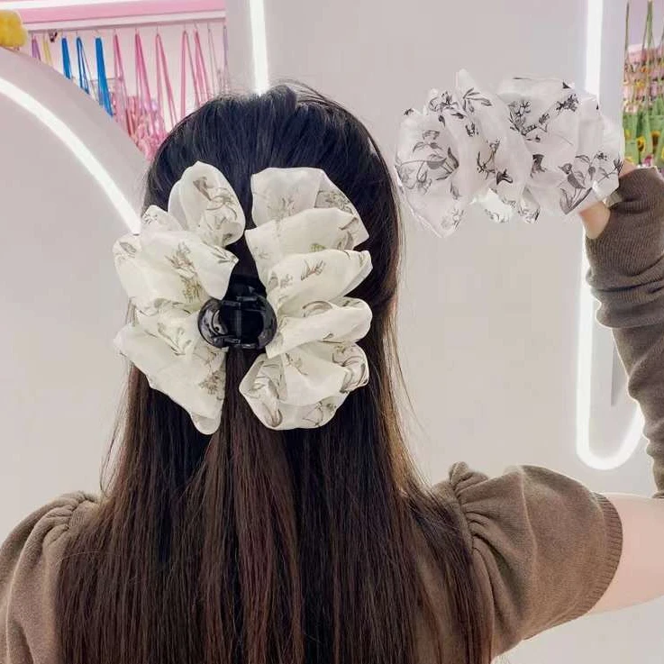 中国风抓夹女后脑勺大号盘发鲨鱼夹2024新款古风汉服发卡发夹头饰