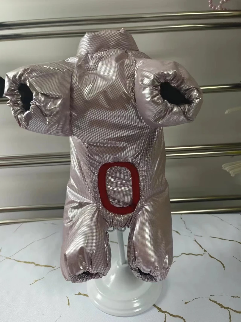 狗狗冬季棉服四脚包肚双排扣款